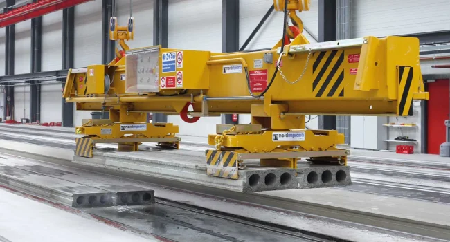 Nordimpianti-Hydraulic-lifting-beam-Element-transport-system Nordimpianti-Hydraulic-lifting-beam-Element-transport-system